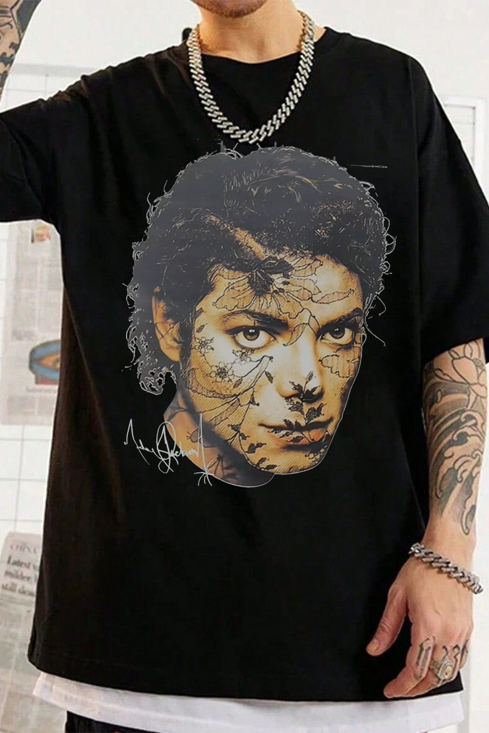Michael Jackson Print T-Shirt