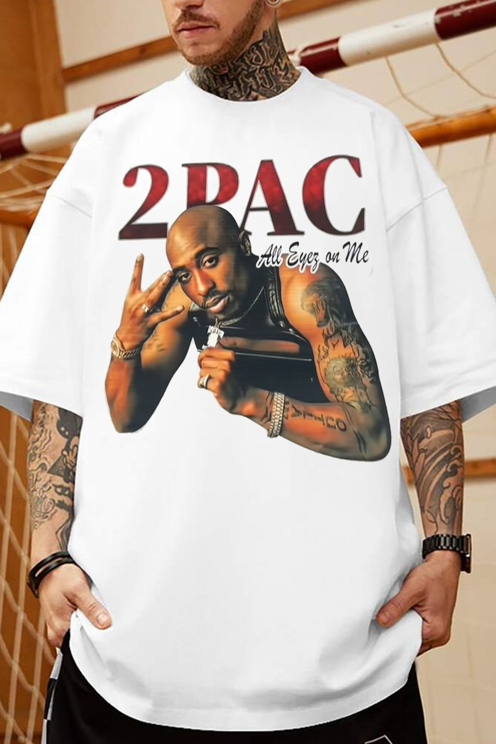 Tupac Print T-Shirt
