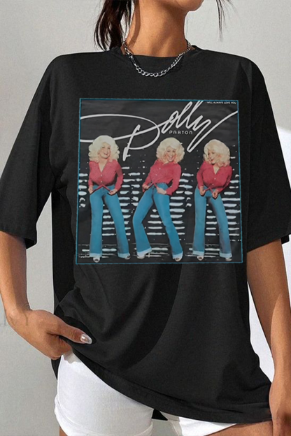 Dolly Parton 70s Album Cover Retro T-Shirt