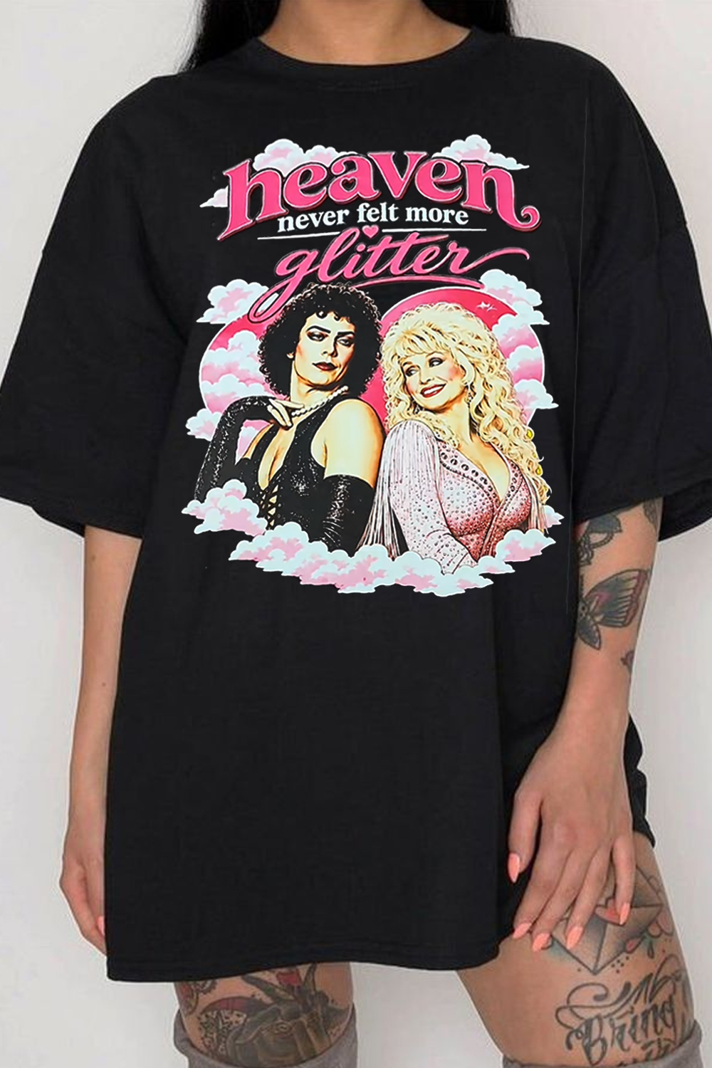 Vintage Dolly And Tim Curry  Tee