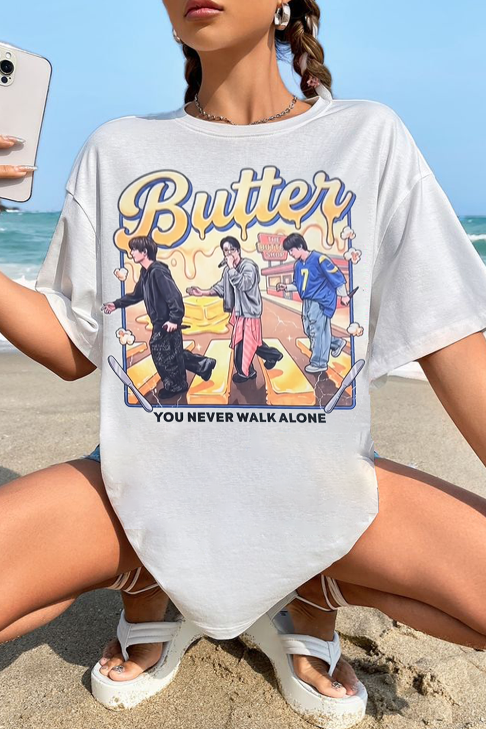 BTS Butter Cartoon Tee