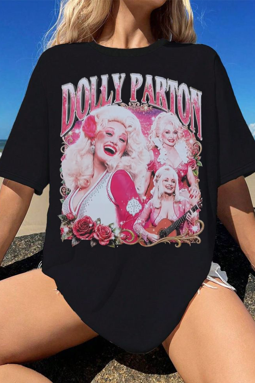 Dolly Parton  Collage Portrait T-Shirt