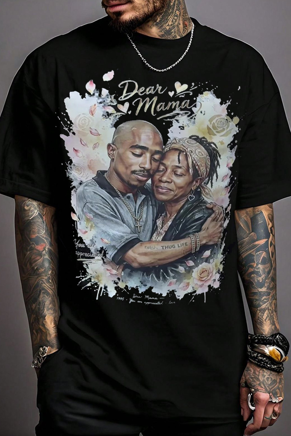Tupac Print T-Shirt