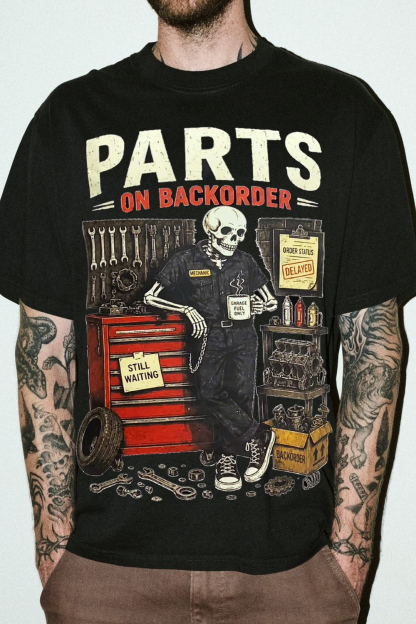 Fun Retro Skull Design Tee