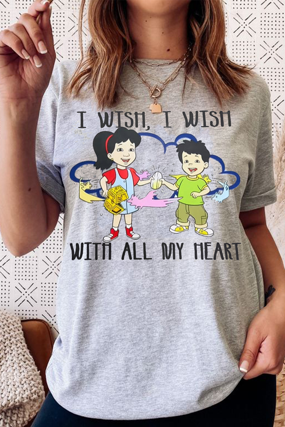 I Wish I Wish With All My Heart Dragon Tales Tee