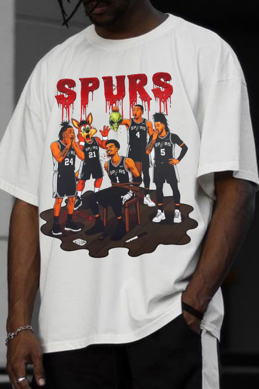 Halloween Spurs Go Spurs Go Tee