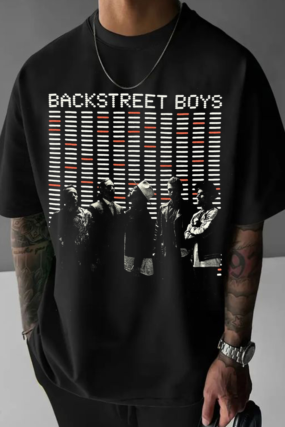 Backstreet Boys Shirt Medium Size Black Tour Concert Band Tee Music Merch Graphic