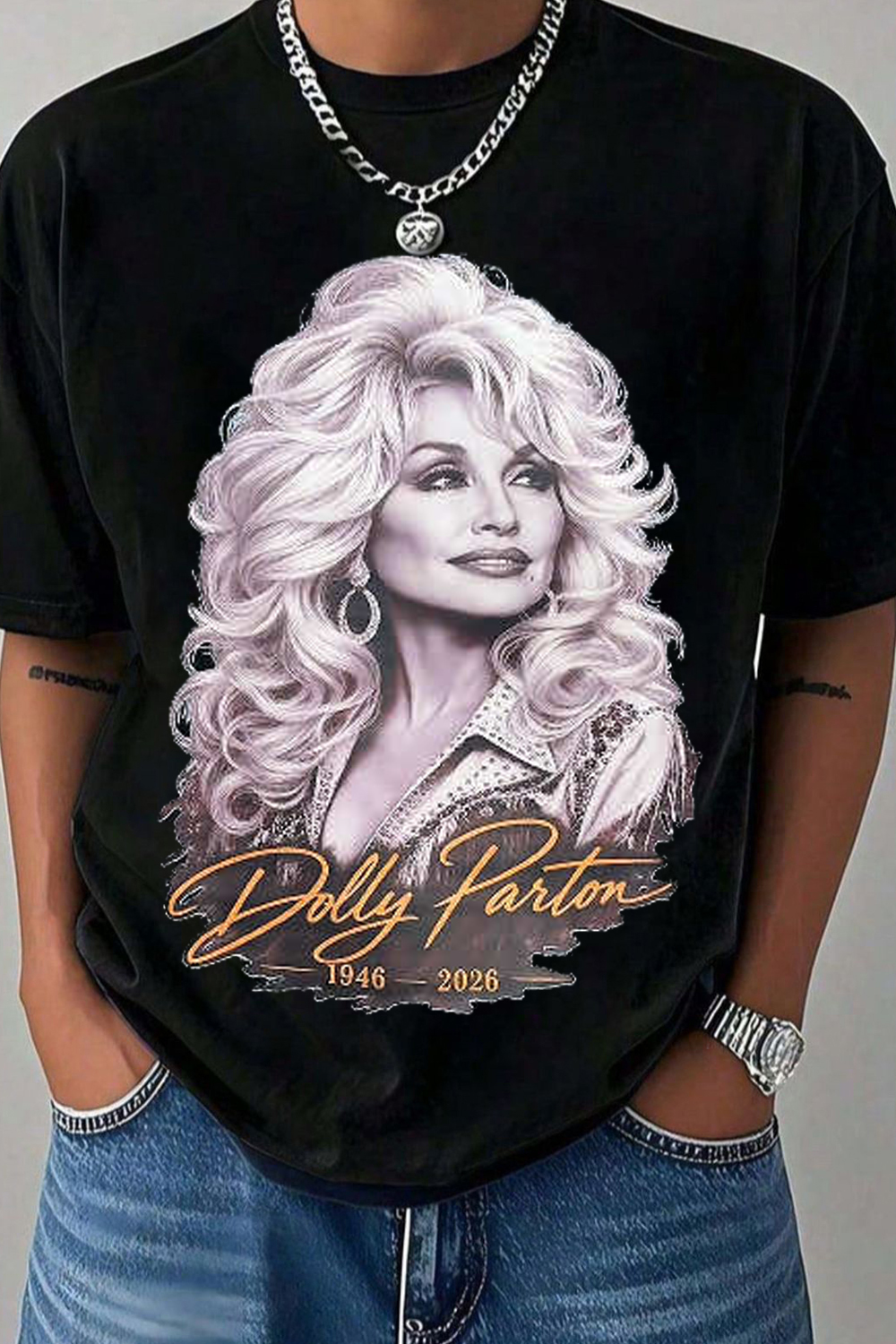 Dolly Parton 1946‑2026 Vintage Portrait Tee