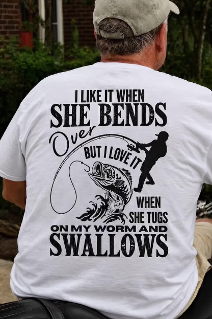 Fisherman Humor Bass Fishing Tee