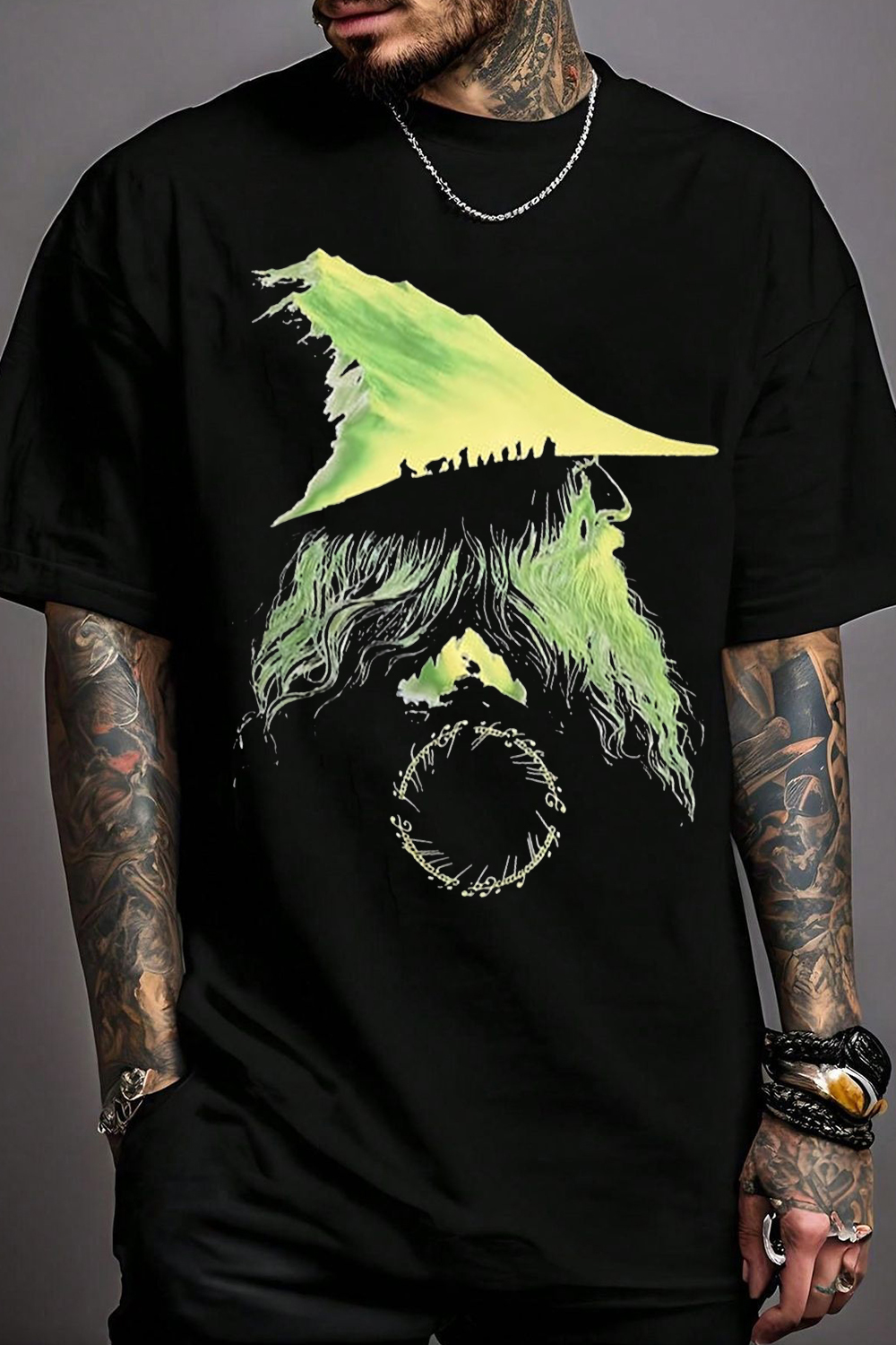 Lord of The Rings Wizard Graphic T-Shirt
