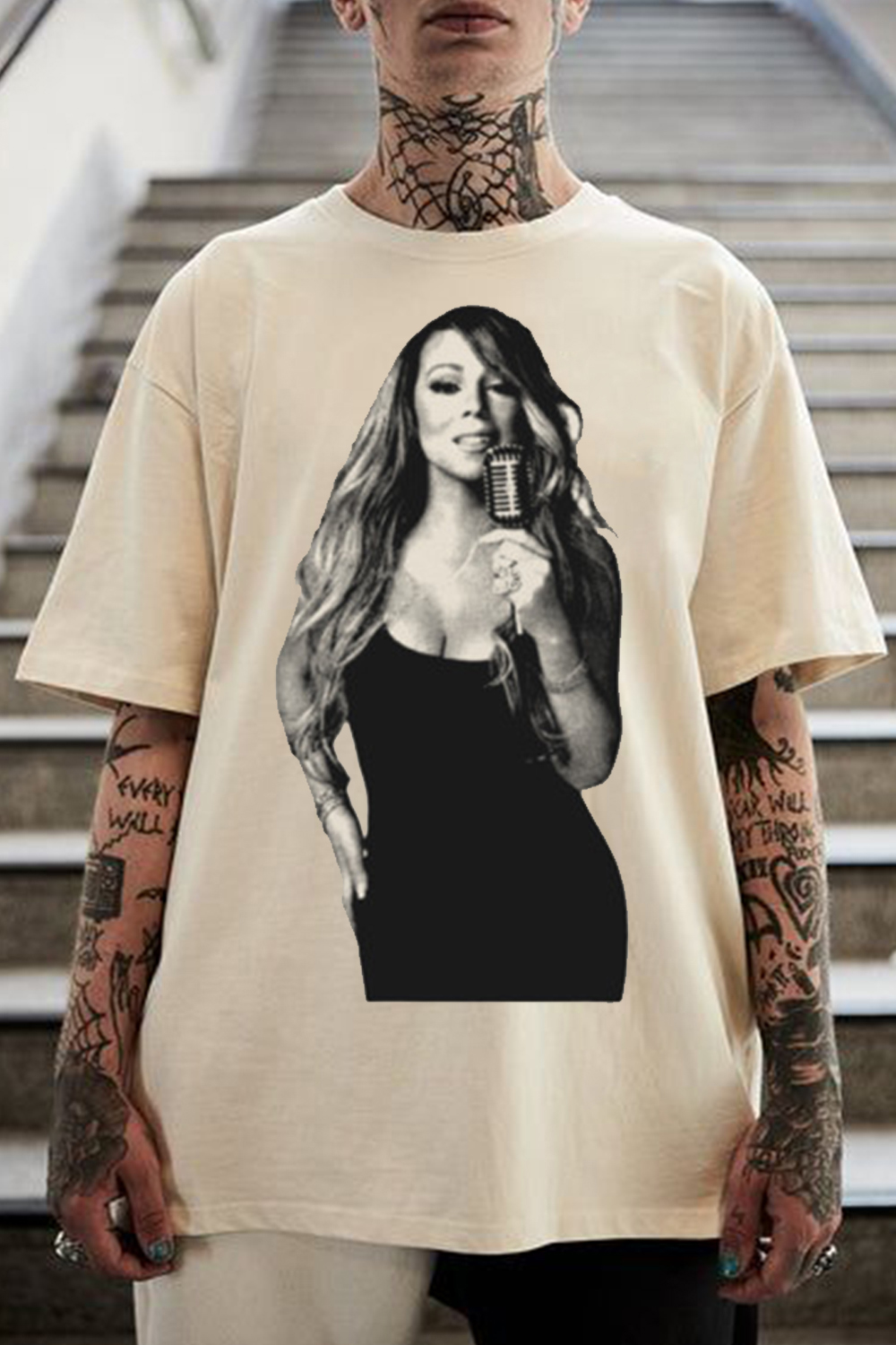Mariah Carey 80s 90s Vintage HD Vintage Style T-Shirt