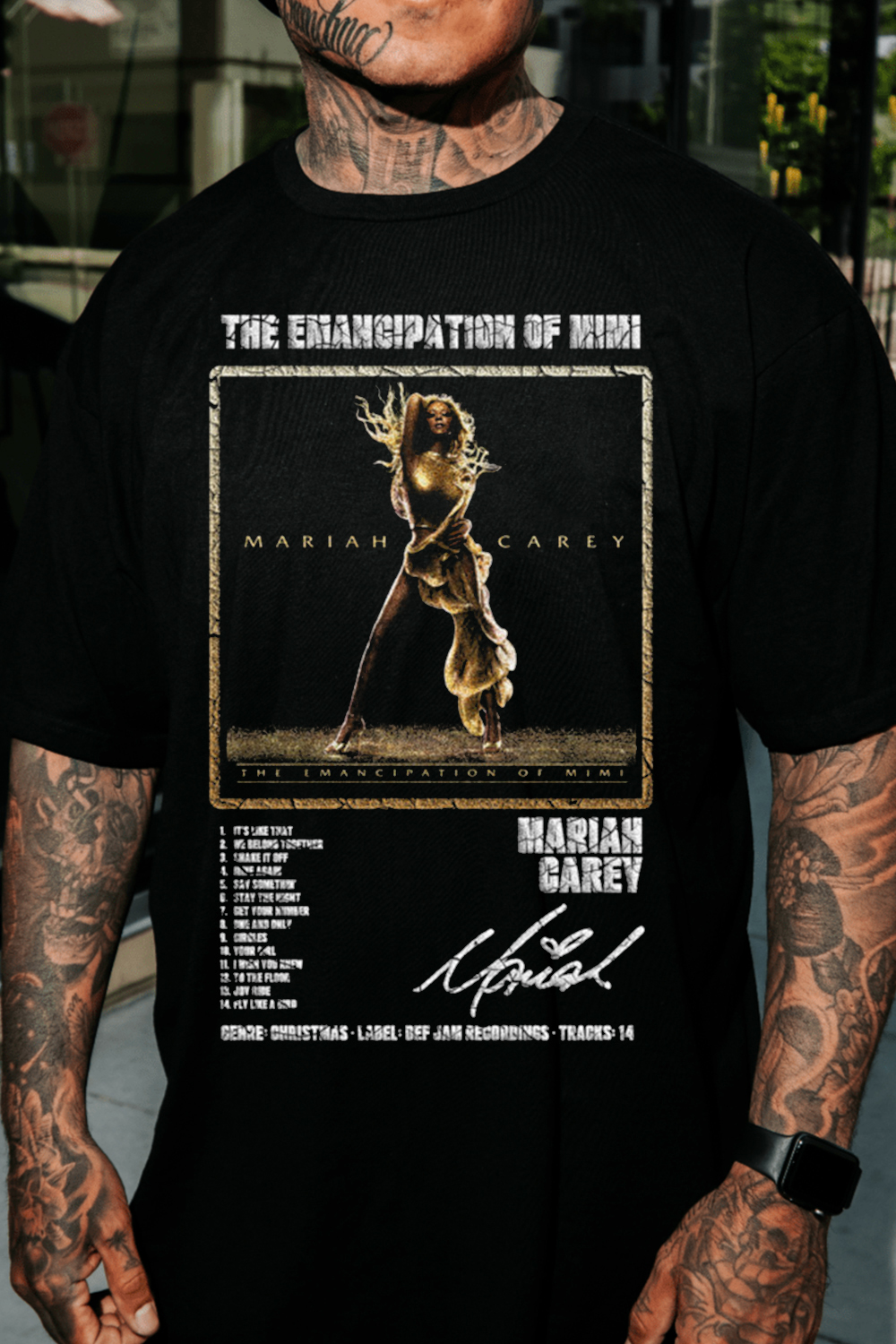 MARIAH CAREY ALBUM TRACKLIST  T-Shirt