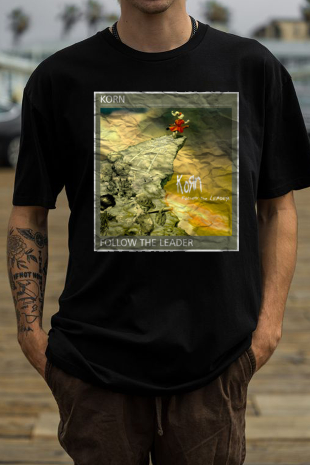 Korn Poster Print T-Shirt