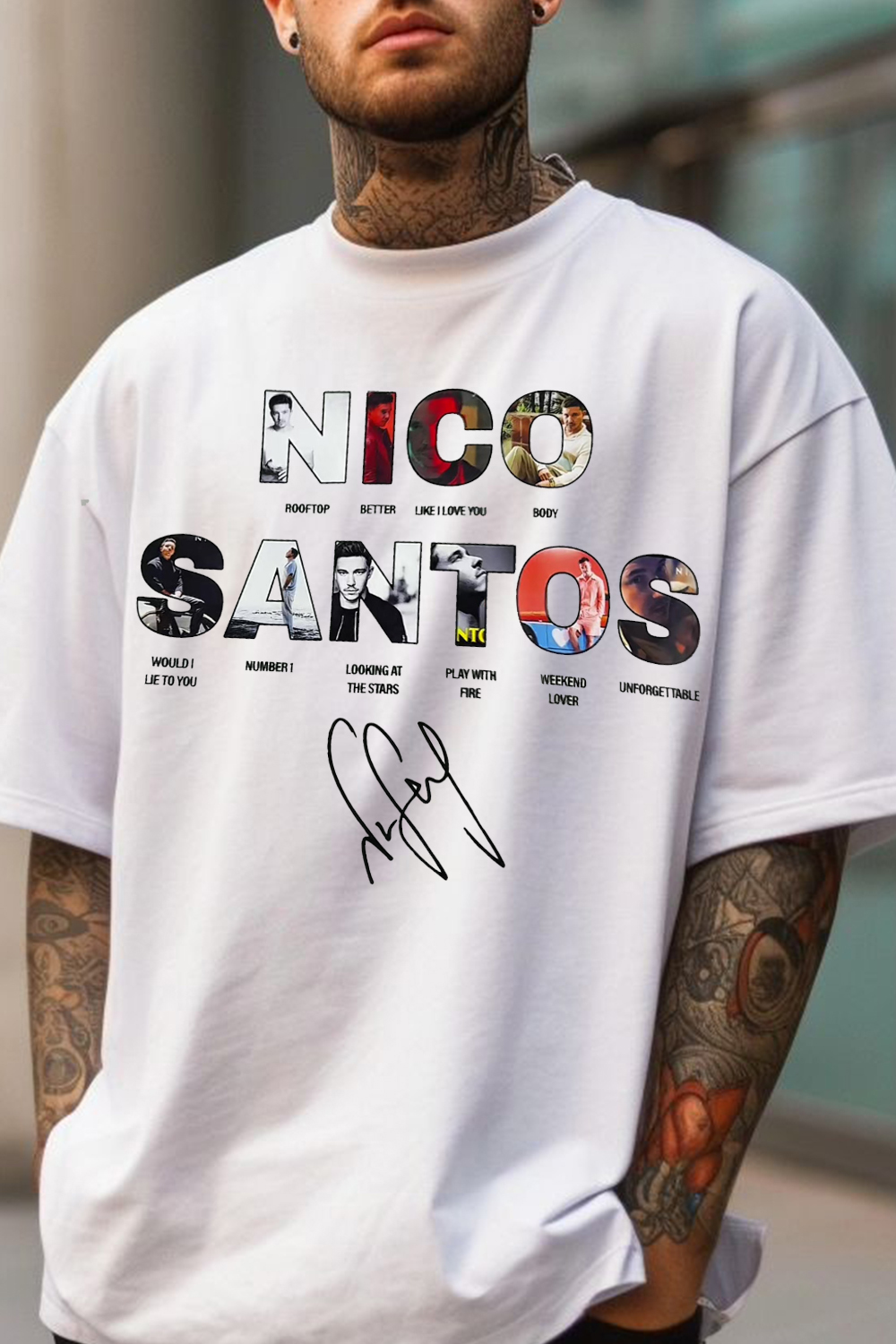 Nico Santos Sänger Shirt