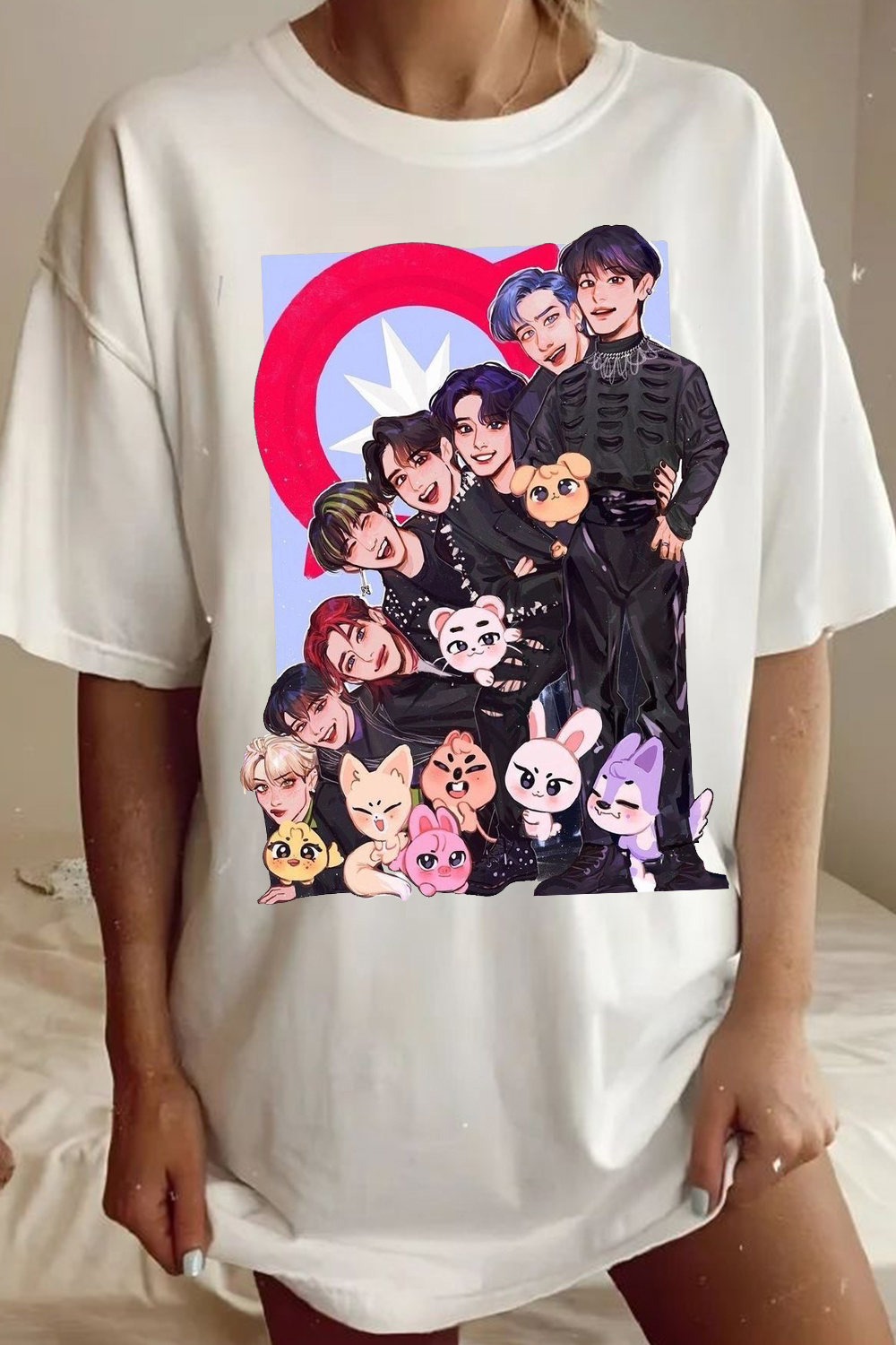 Stray Kids Cartoon T-Shirt