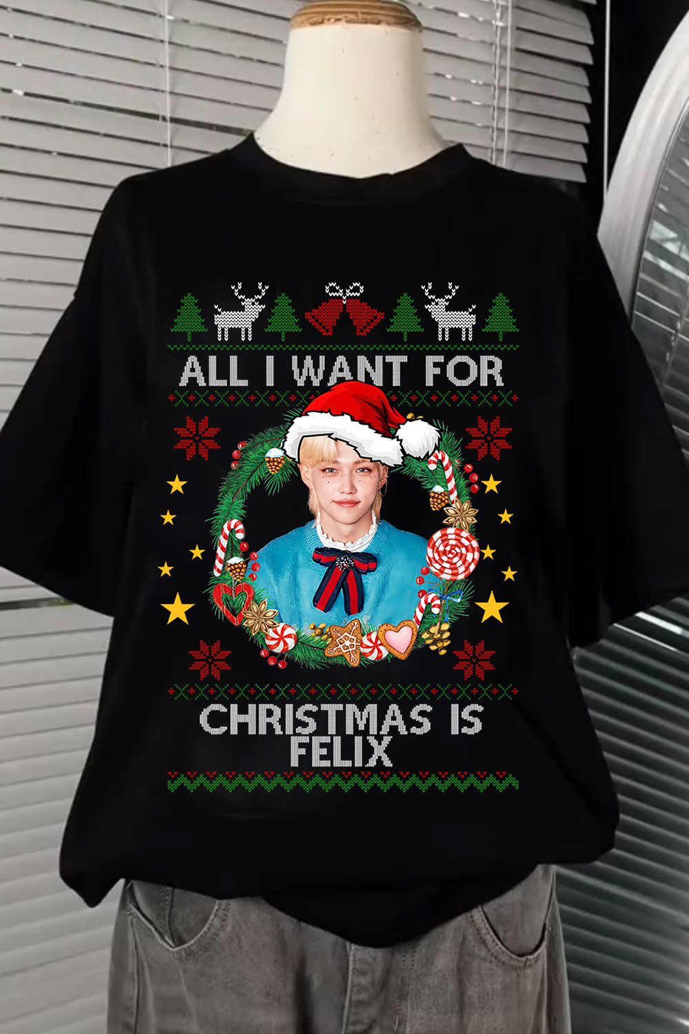 Felix Stray Kids Christmas Shirt