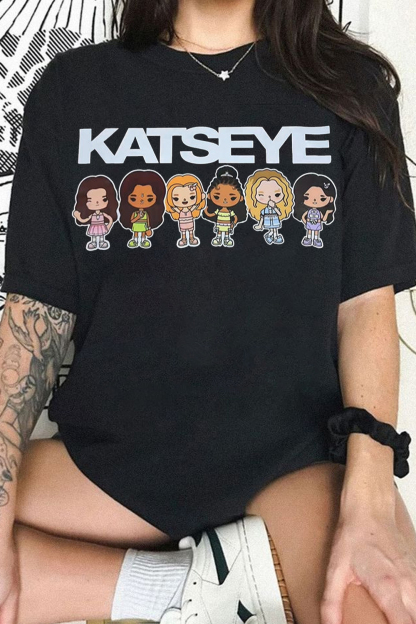 Katseye Cute For Fans 🦋🦋 Tee