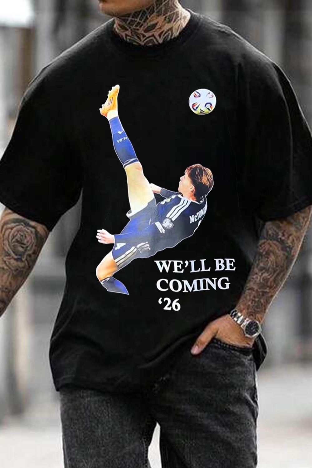 McTominay “We’ll Be Coming ’26” Shirt 💙
