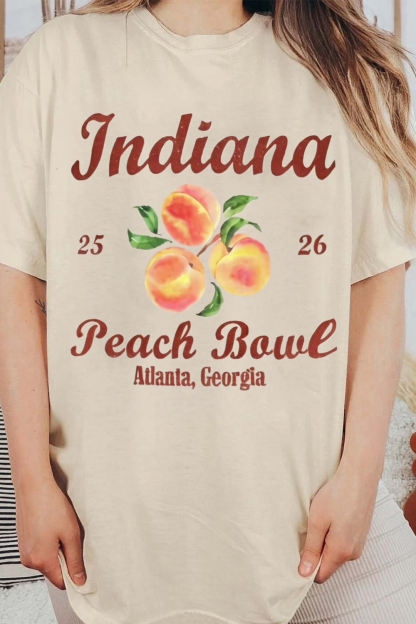 Indiana Peach Bowl 2026 🍑 Tee