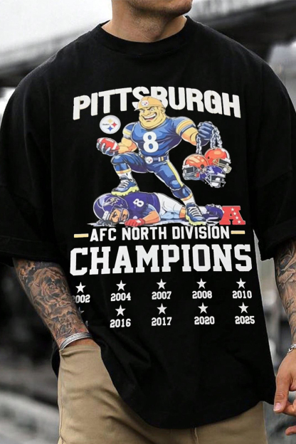 Pittsburgh Steelers Champs Shirt No1 AFC