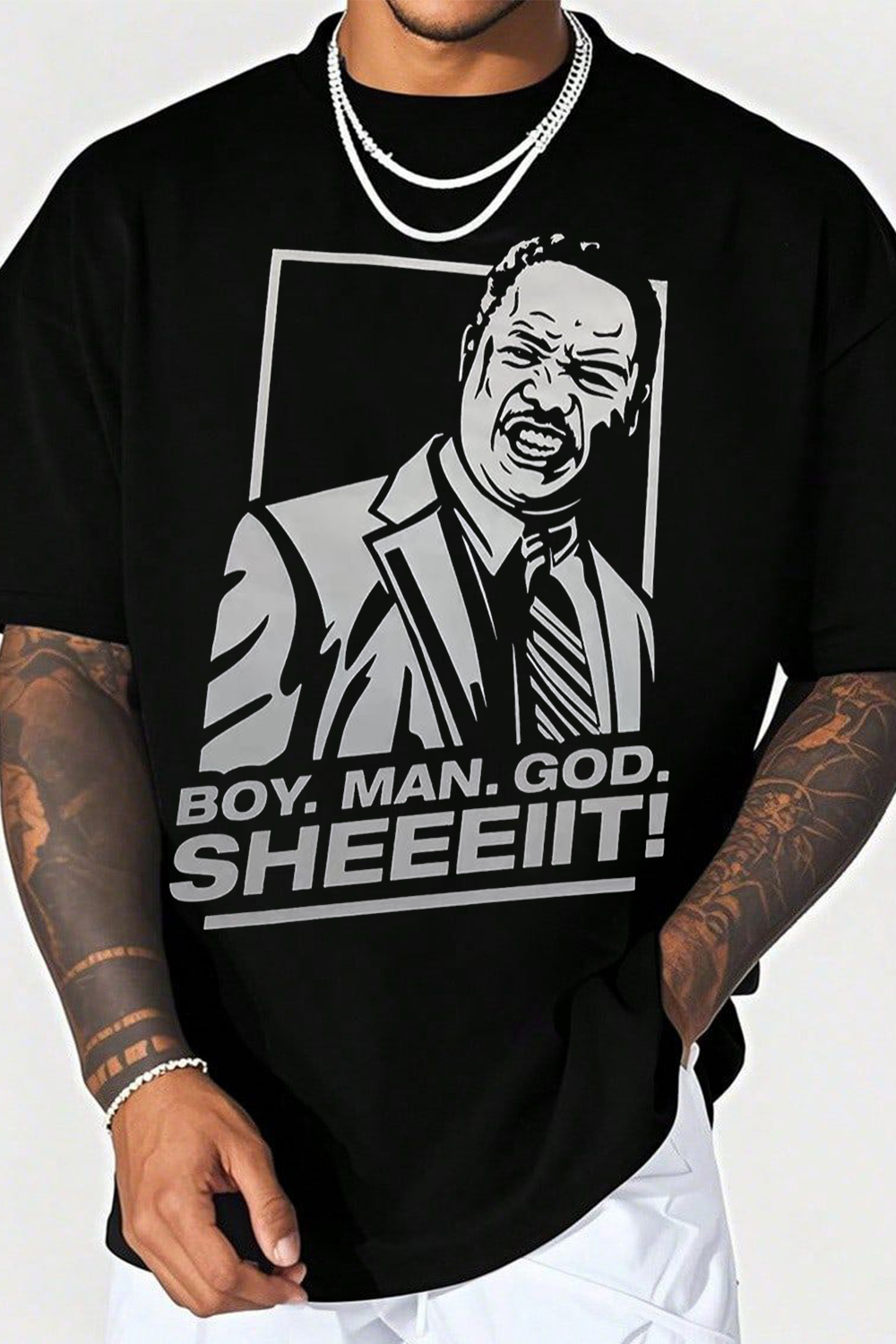 Boy.Man.God.Sheeeiit!Tee