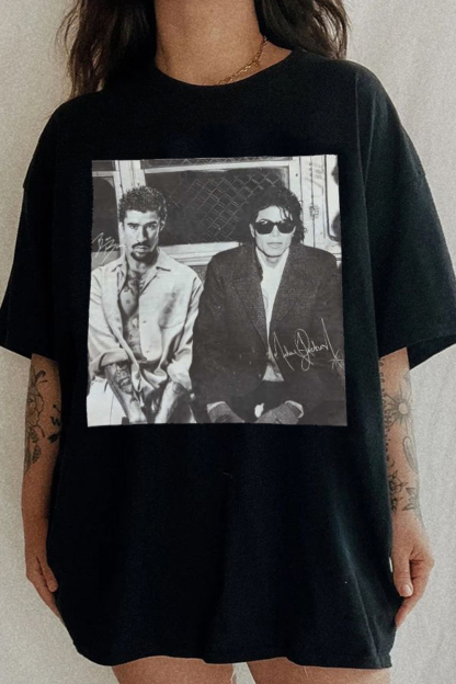 Michael Jackson & Bad Bunny Tee