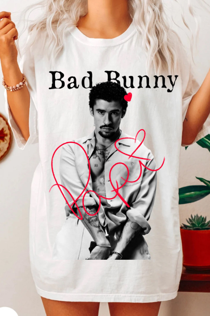 Badbunny Valentine's Day Tee
