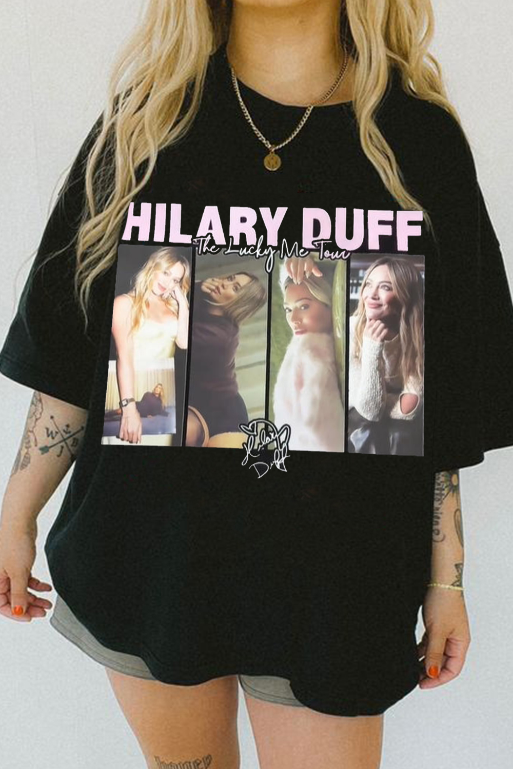Hilary Duff Lucky Me Tour Tee