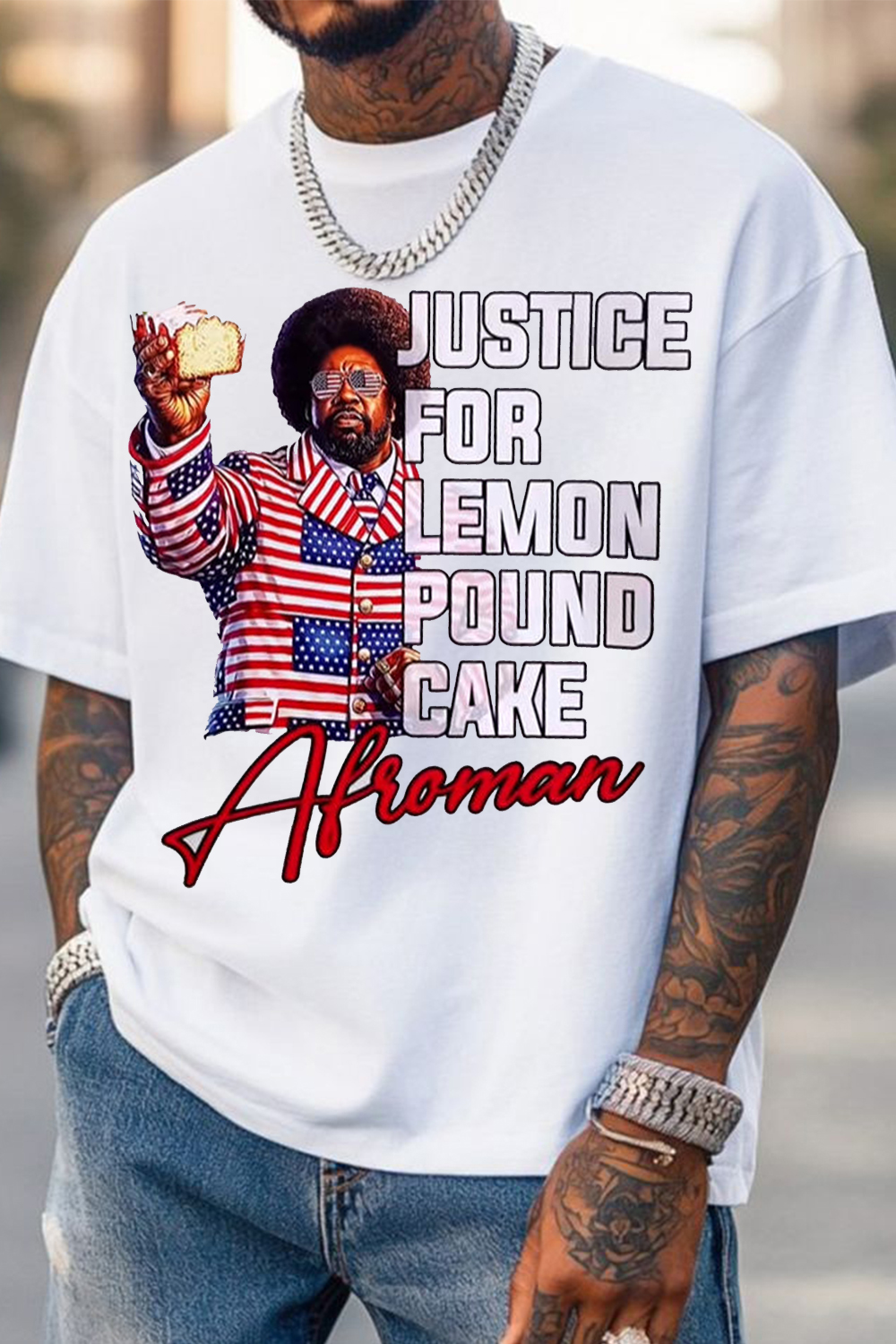 Afroman- Justice For Lemon Pound Cke Funny Tee