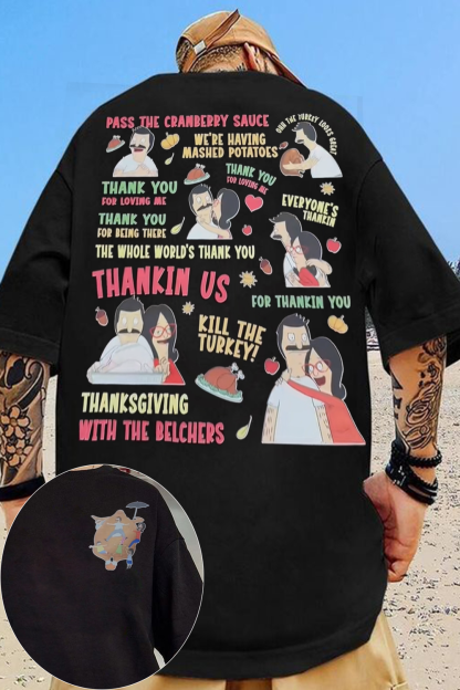 Thanksgiving With Bob's Burgers Shirt