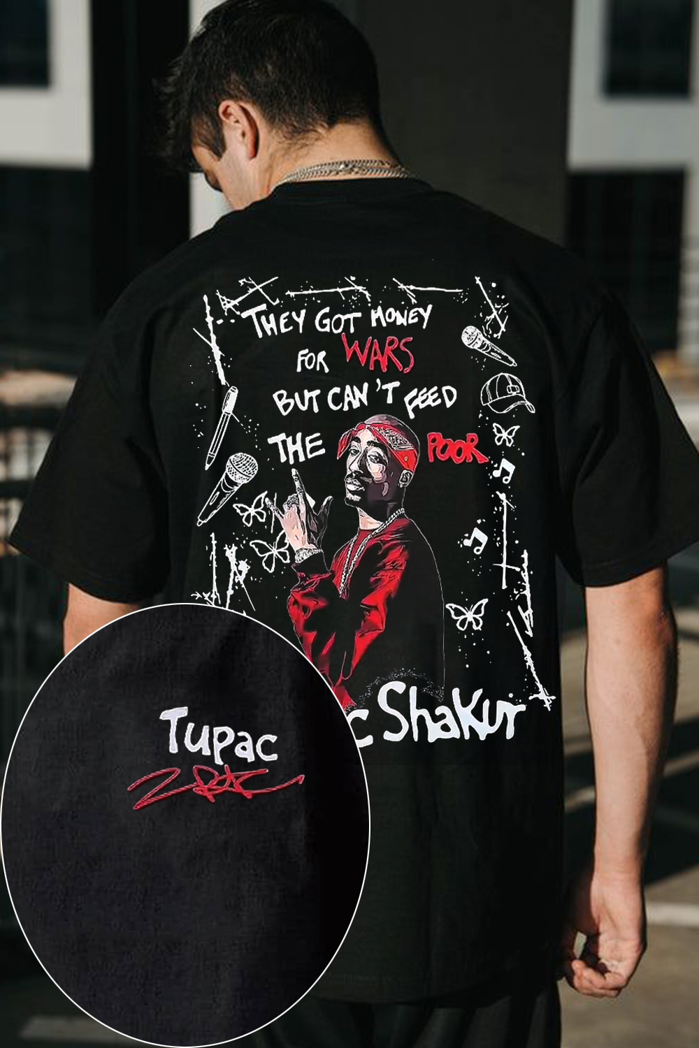 2Pac Tupac Portrait T-Shirt