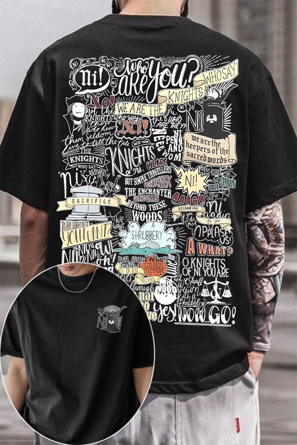 Knights Of Ni Monty Python Tee