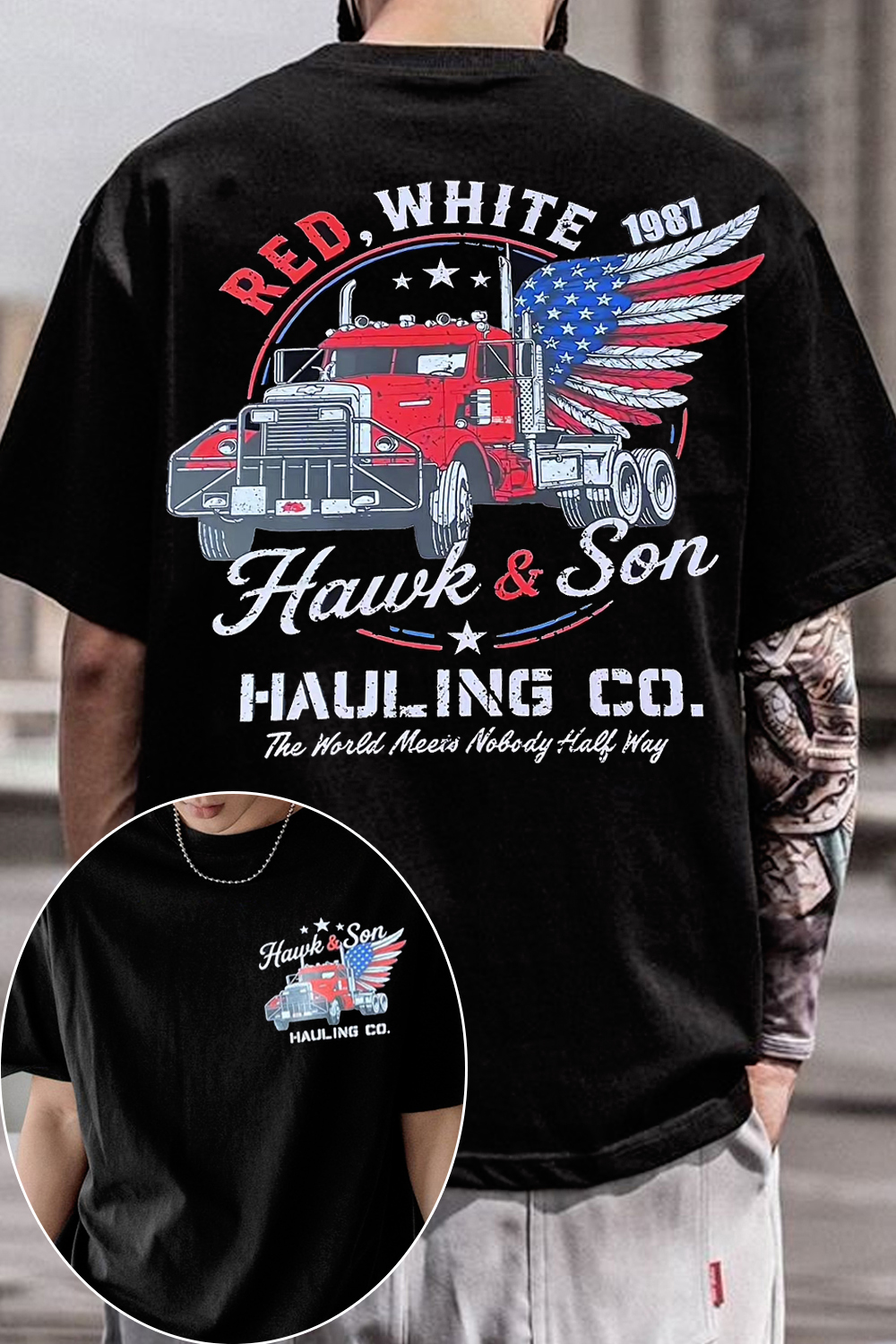 4th of July Over the Top Tee