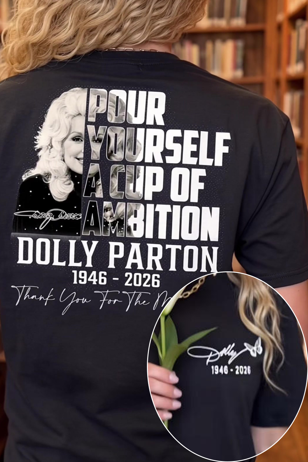 🦋 1946-2026 Dolly Parton Tee