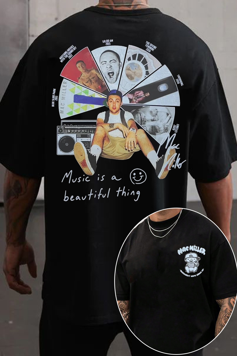 Mac Miller Music Is A Beautiful Thing T‑Shirt