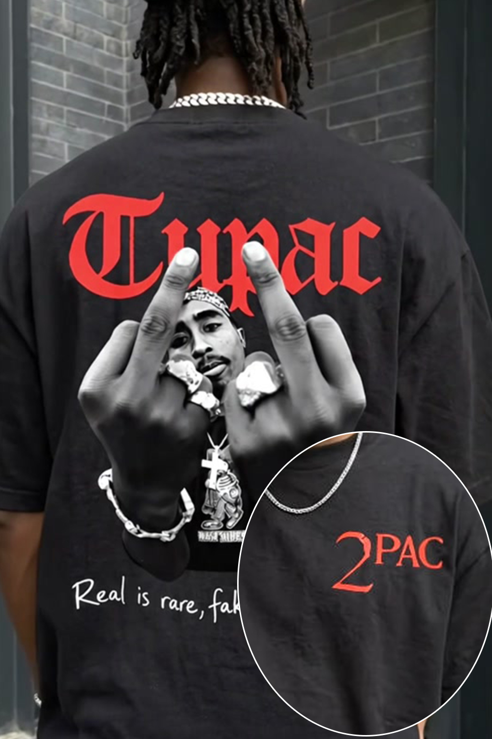 Tupac Real Is Rare Rap Tee🔥