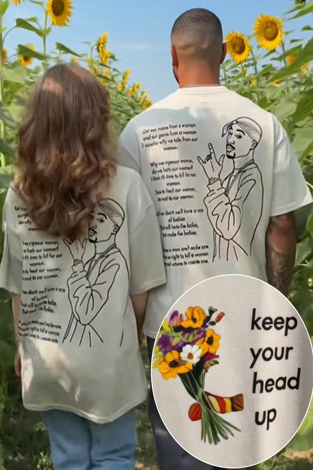 Tupac Keep Your Head Up Tee