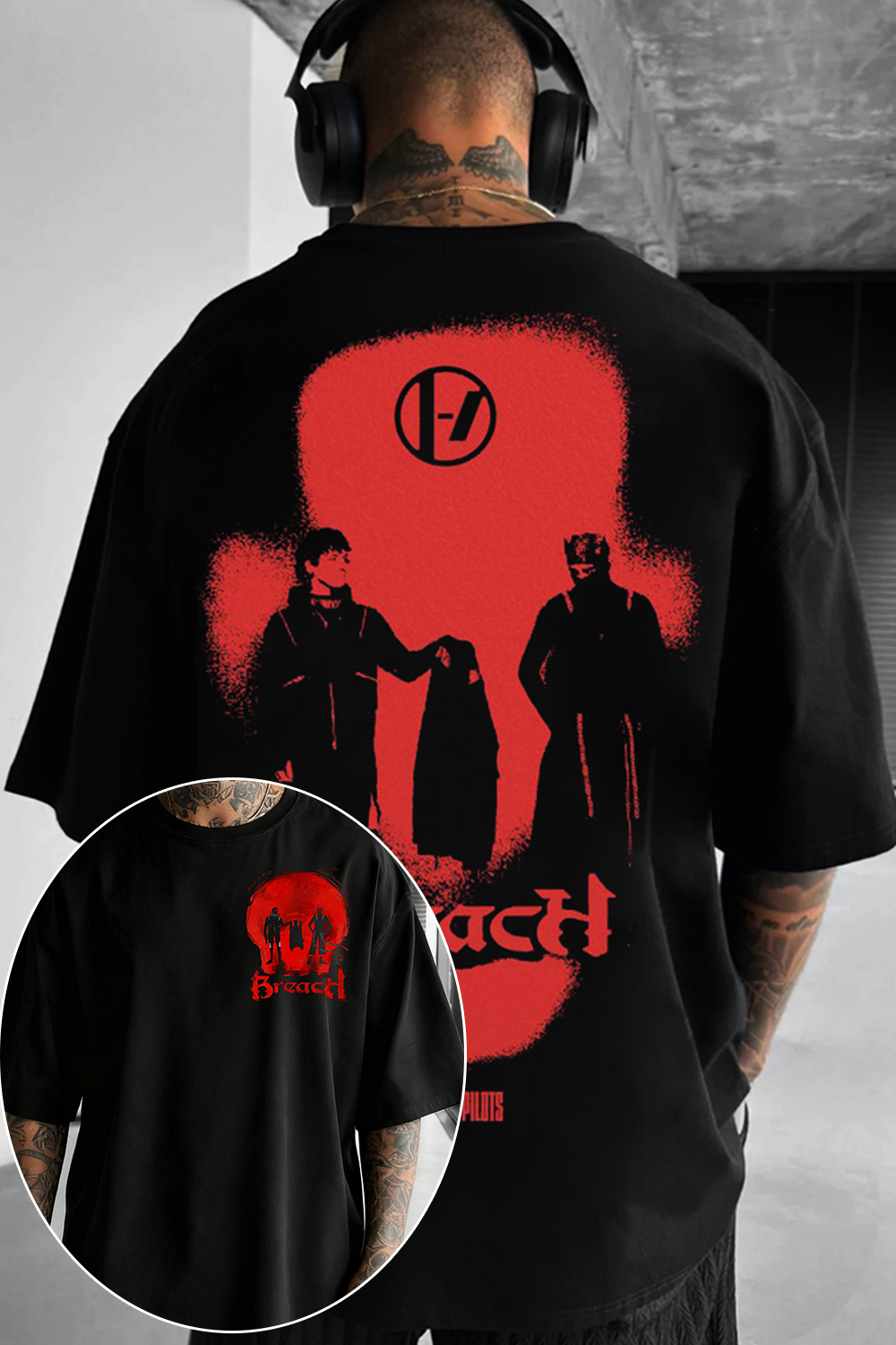 Twenty One Pilots 2025 Breach 2-Sided Print T-Shirt