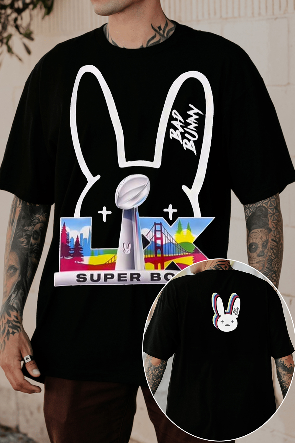 Bad Bunny 🐰 Fan Tee Super Bowl 2026 Shirt