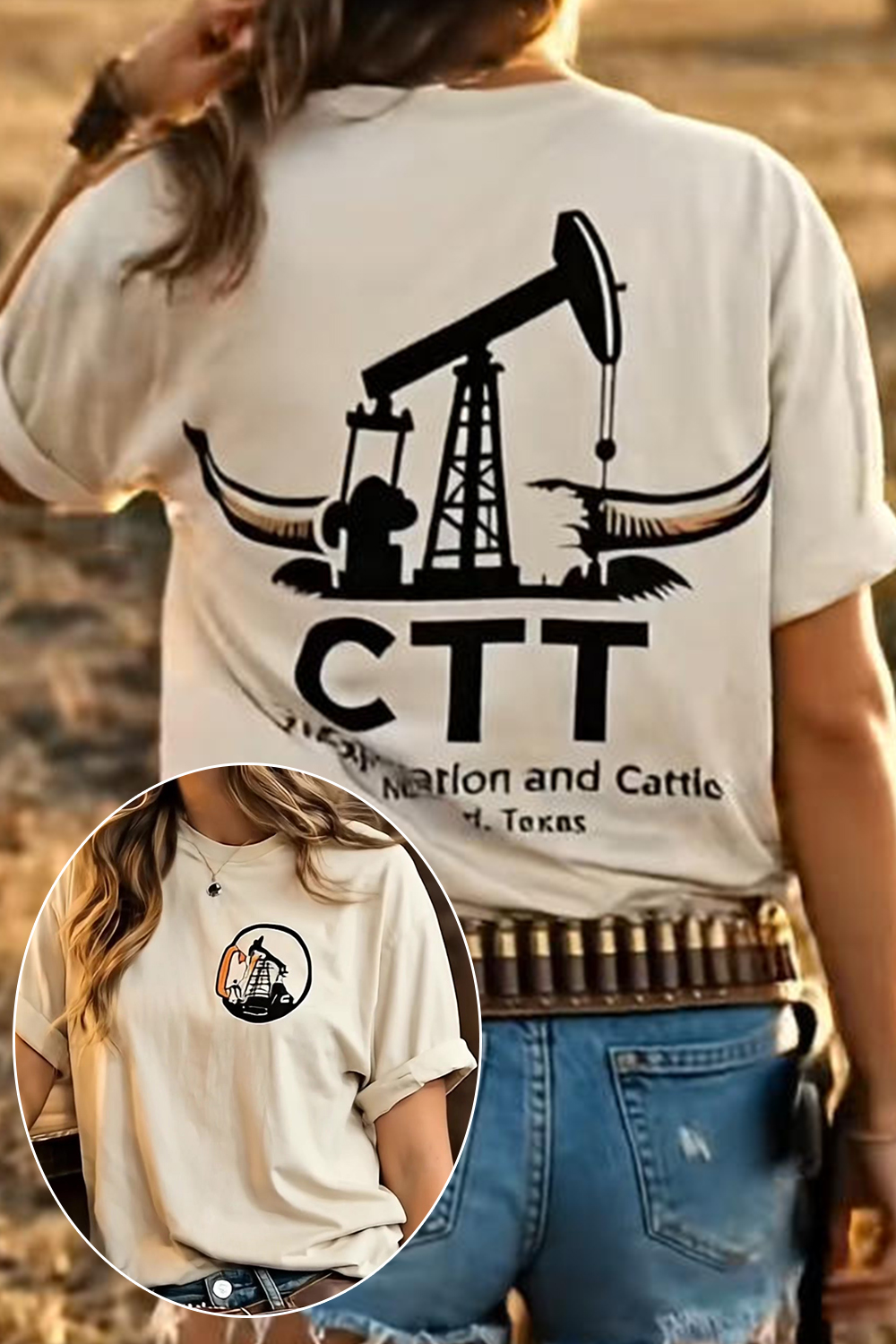 CTT Oil Exploration & Cattle Shirt