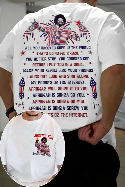 Justice For Afroman Justice For Lemon Pound Cake Tee