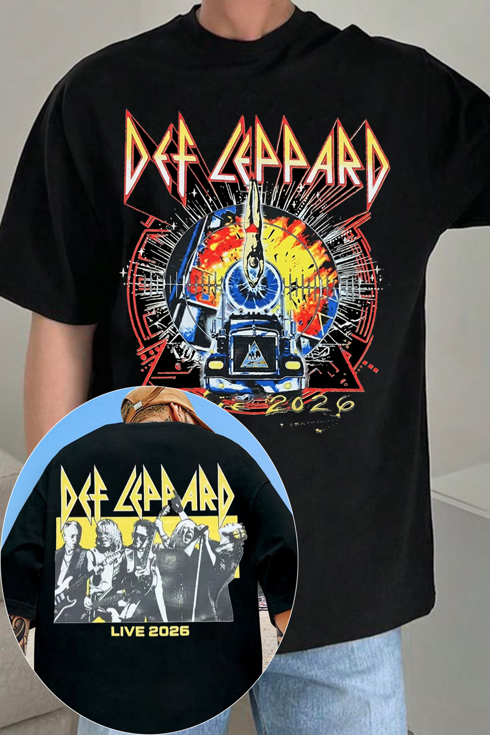 Def Leppard Live 2026 Shirt