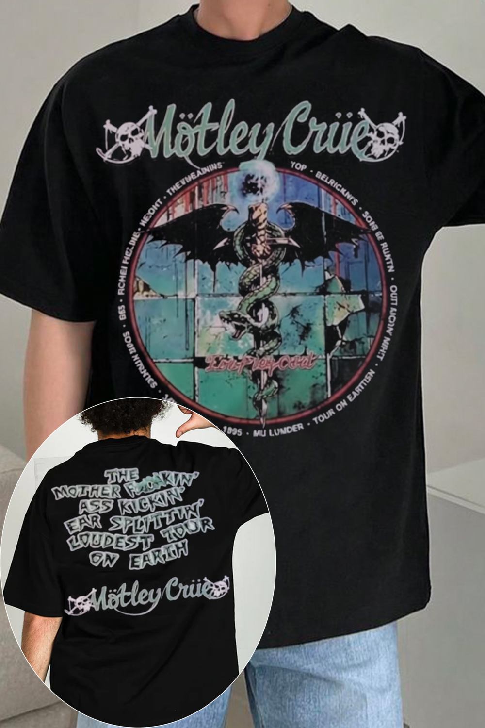 Motley Crue Shirt - Rock Band Shirt🤘