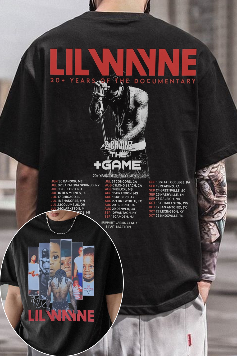 Lil Wayne Tour Shirt