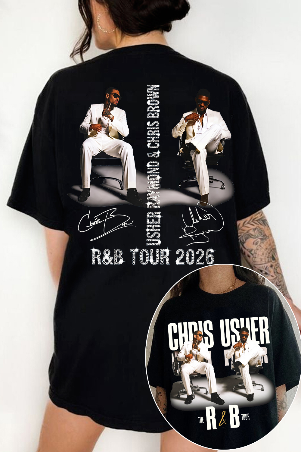 CB & Usher Concert Women Shirt