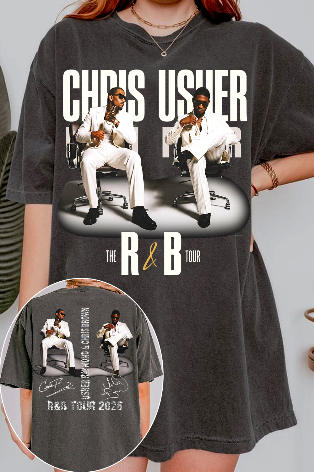 CB & Usher Concert Women Shirt