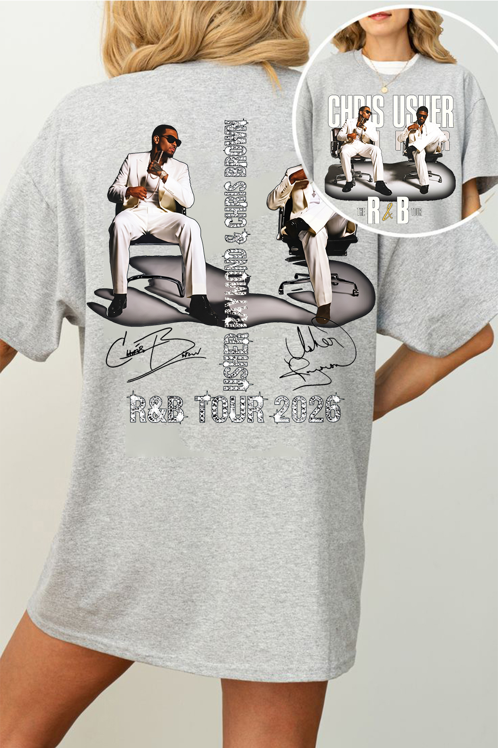 CB & Usher Concert Women Shirt