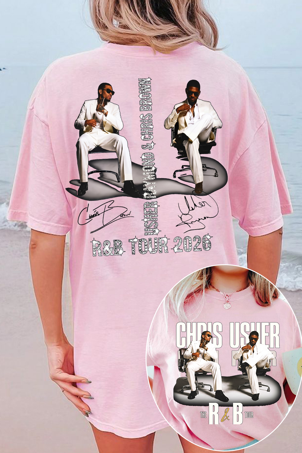 CB & Usher Concert Women Shirt
