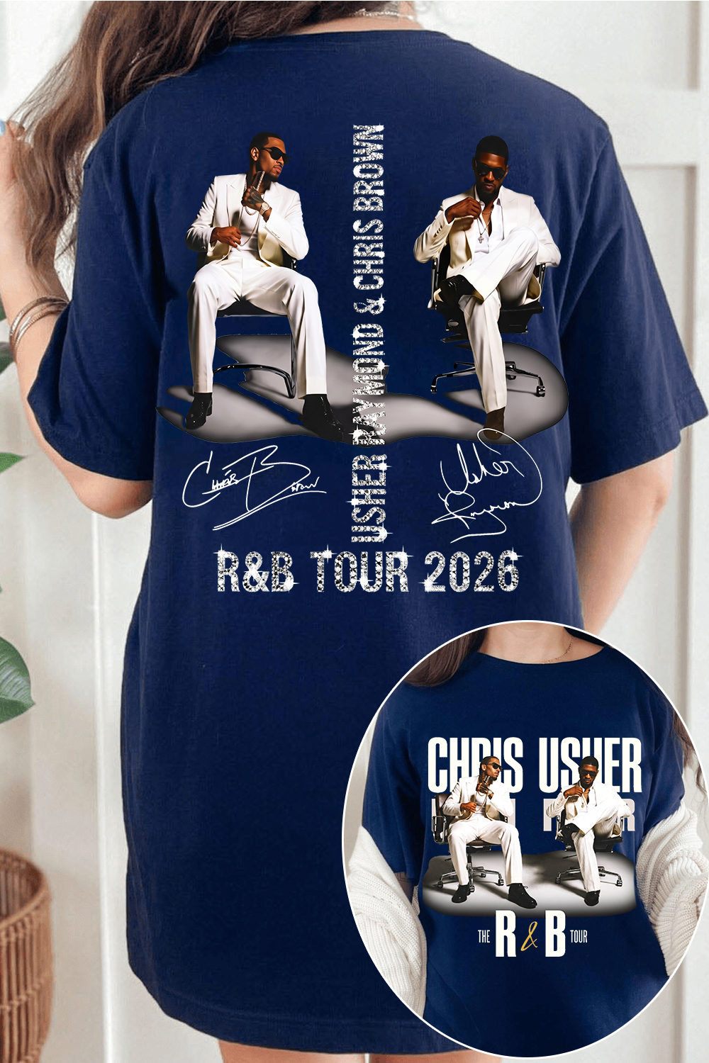 CB & Usher Concert Women Shirt