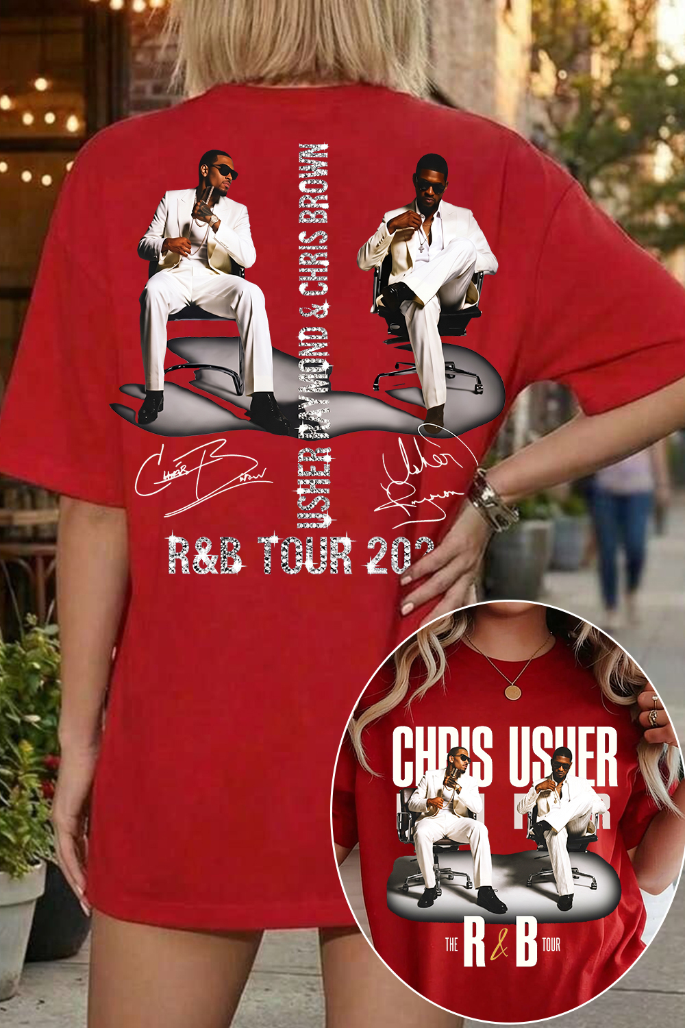 CB & Usher Concert Women Shirt